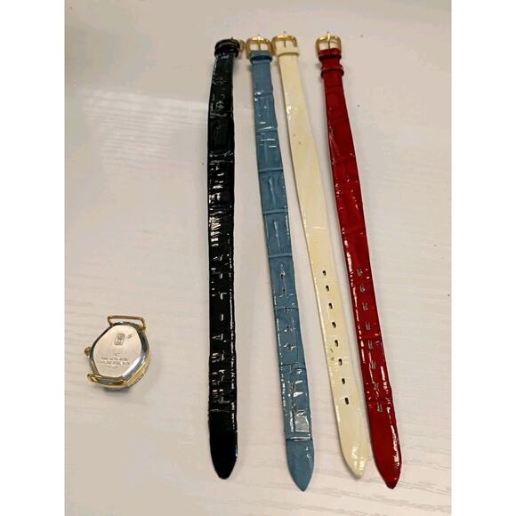Jules Jurgensen Diamond Ladies Watch 4 Bands New Battery Style 377 MOP 20X17mm main image 5